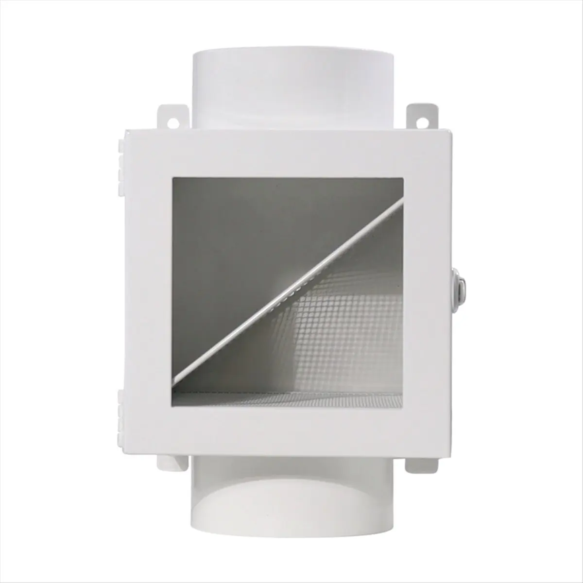 

AT16 Metal Dryer Duct Lint Trap Indoor Dryer Vent Kit Lint Trap Dryer Lint Catcher for Electric Clothes Dryer