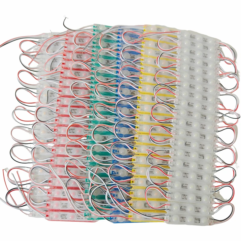 20pcs 3LED Module Lights 12V 2835 Outdoor Injection Waterproof for Advertisement Shop Signboard Letter Light-box Decor Wholesale