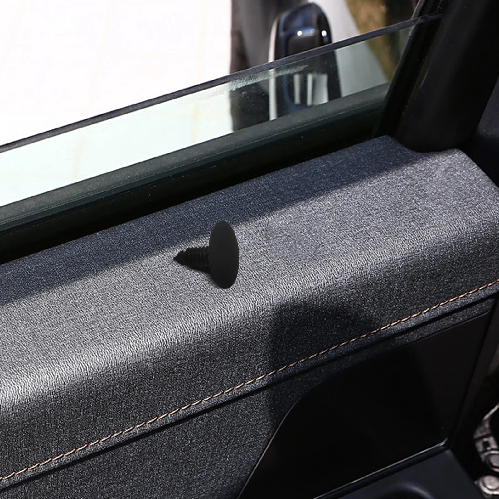 

50pcs Door Trim Panel Retainer Clips Push Pin Fasteners Replacement Compatible For Ford Automotive Bumper Durable