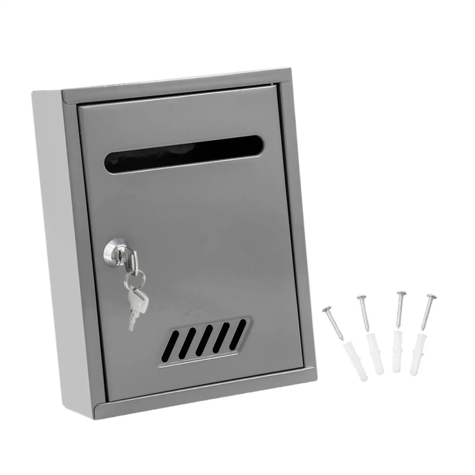 Wall Mount Mailbox Large Locking Mail Box for Front Door Gate House External