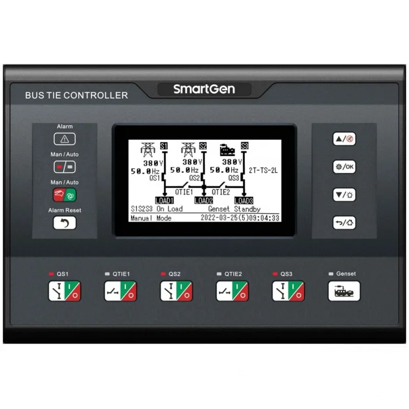 

2026 Smartgen HAT835 Three Power Bus Tie Controller Tri-supply Module Automatic Controller Panel