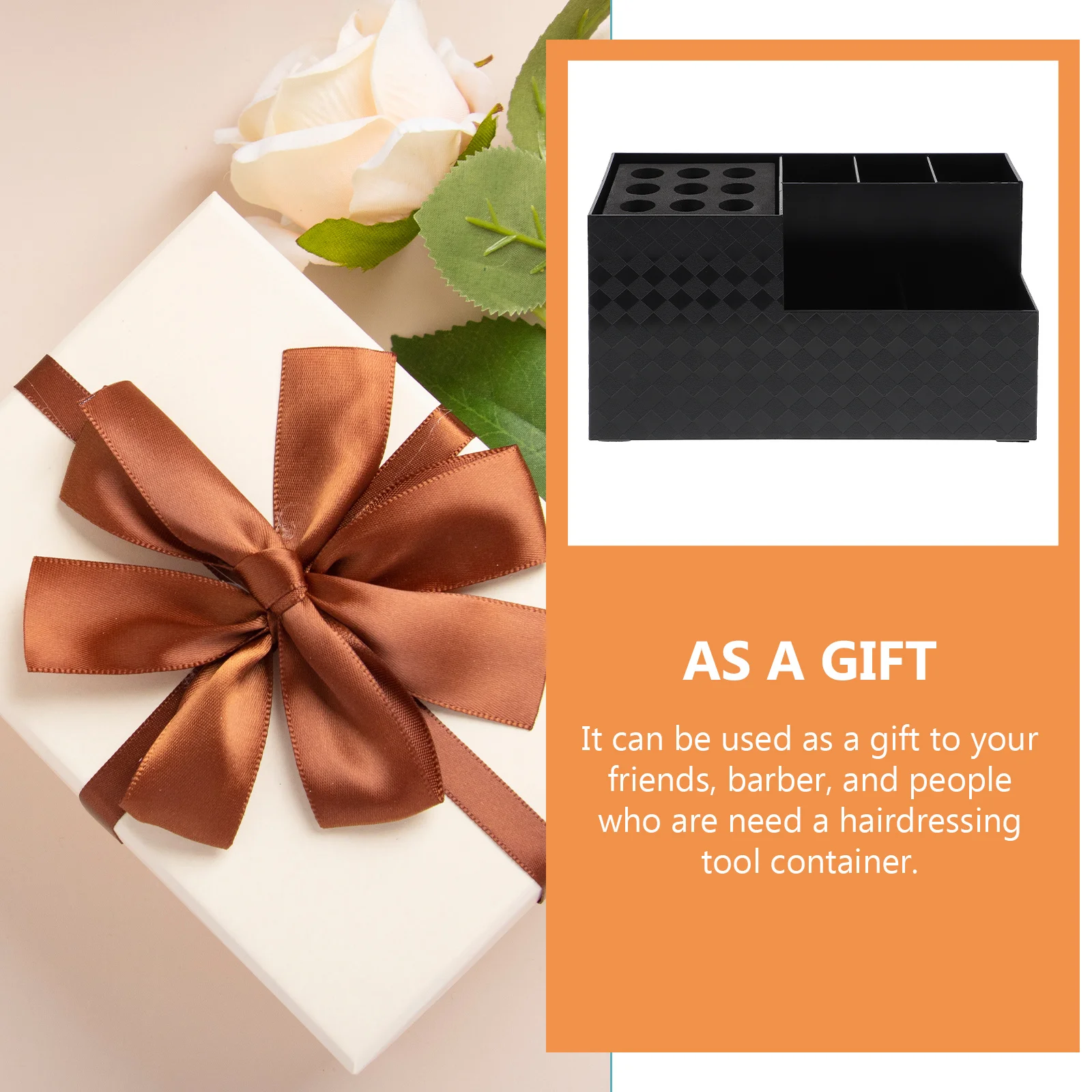 

Ящик для хранения парикмахерских инструментов, портативный прочный держатель для ножниц, держатель для ножниц для укладки волос, чехол для парикмахерского салона