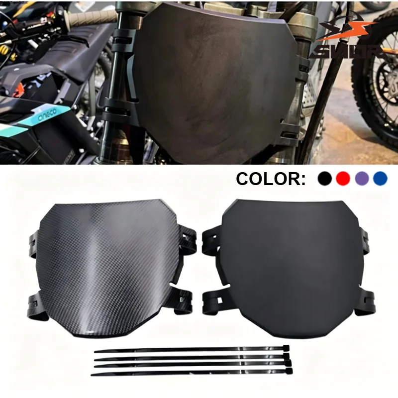 SNOR Front Registration License Plate Motorcycle Accessories For Stark Varg Ridstar Q20 Surron Talaria Sting E-Bike Number Plate