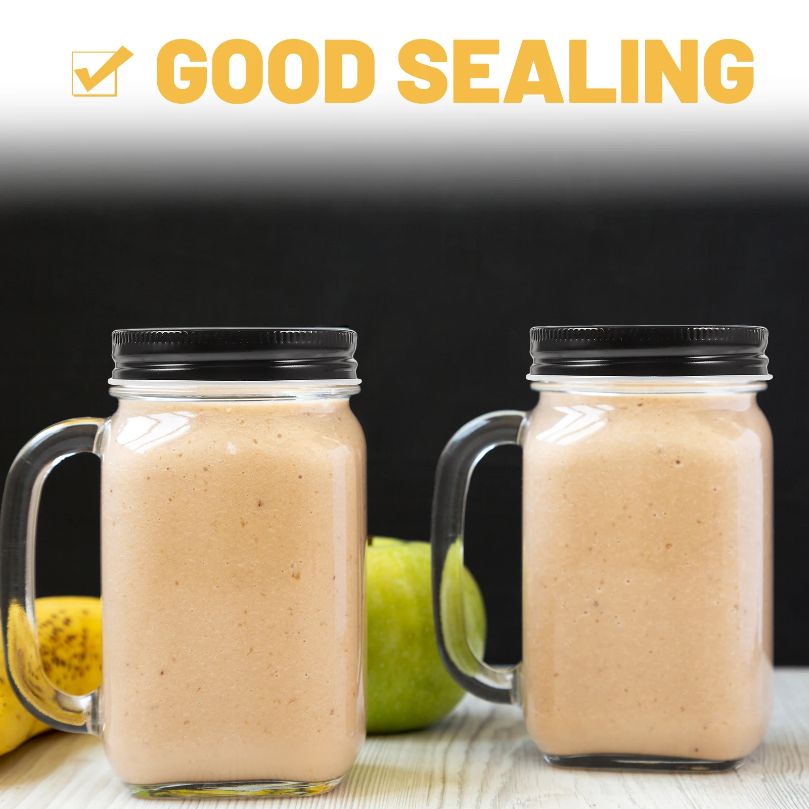 

10Pcs Metal Jar Lids 70Mm Regular Mouth Airtight Sealing Canning Covers Leak Proof for Jam Honey Yogurt Preserving