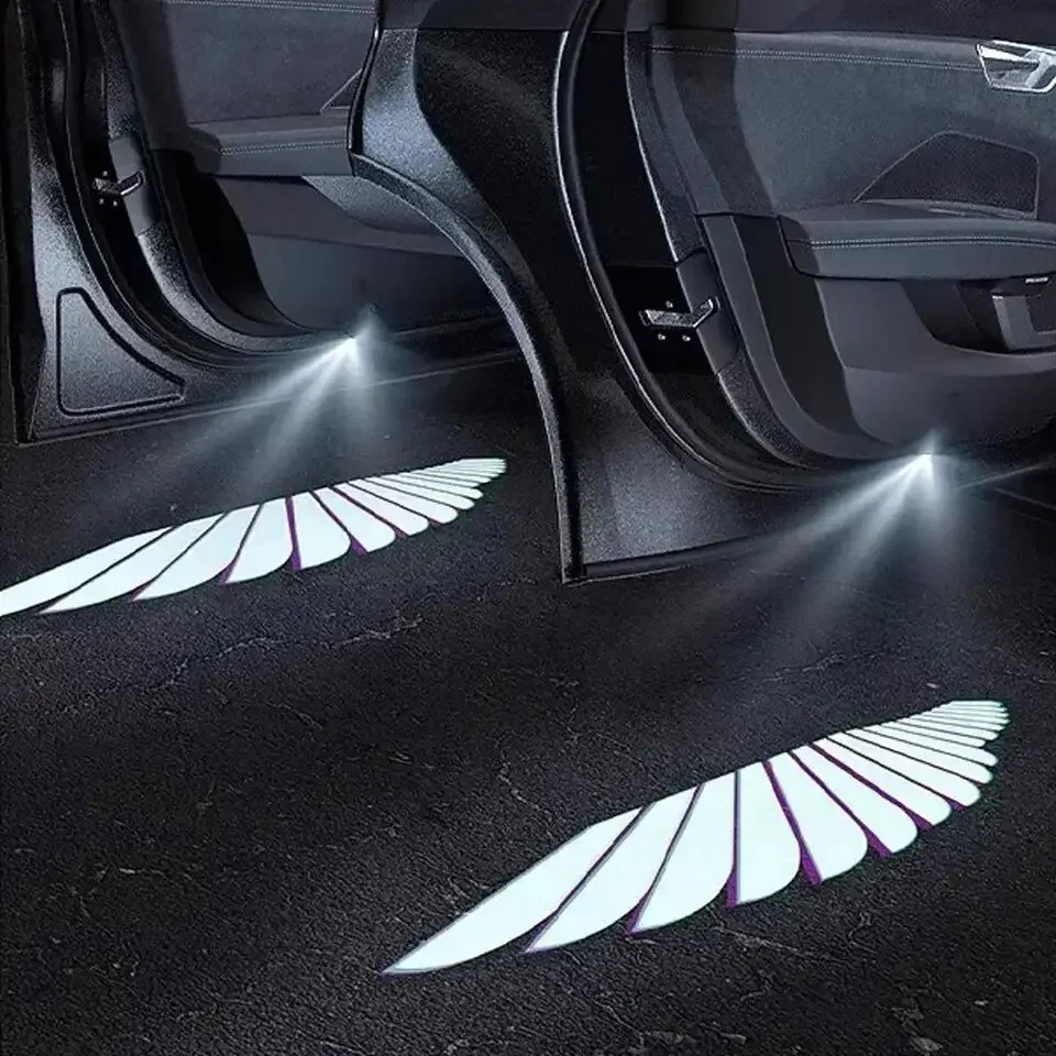 Projecteur de porte de voiture, 2/4 pièces, lumières LED de bienvenue, décoration pour Nissan MAXIMA Logo 2004-2016 2005 2006 2008 2007 2010 2011 2013