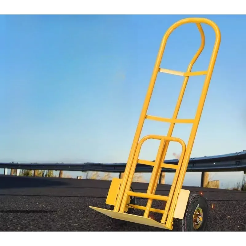 

Multifunctional truck, tiger cart, trolley pulling truck, folding two-wheeled trolley unloading