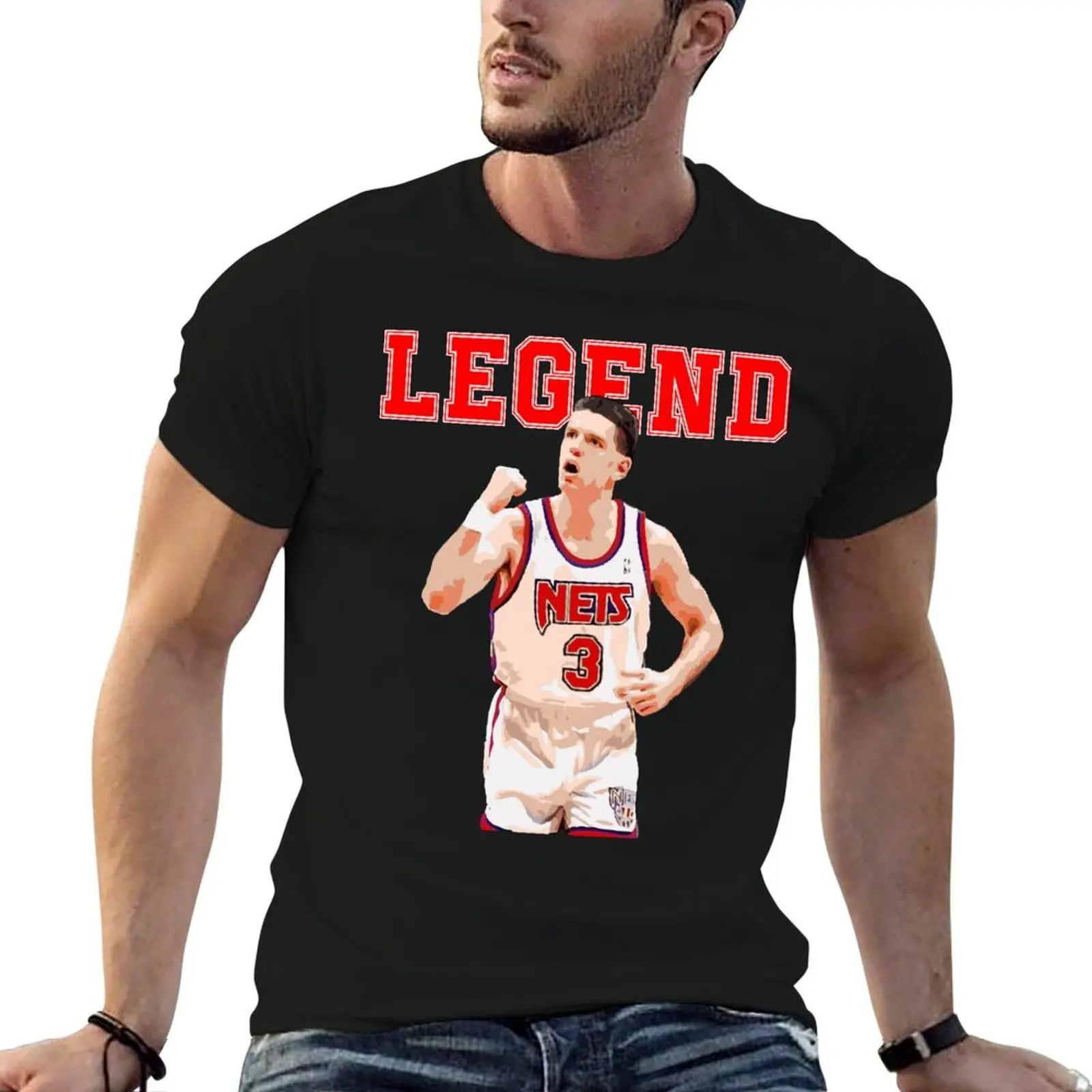 Drazen Petrovic T-Shirt graphic t shirt vintage tshirts personalised mens funny t shirts