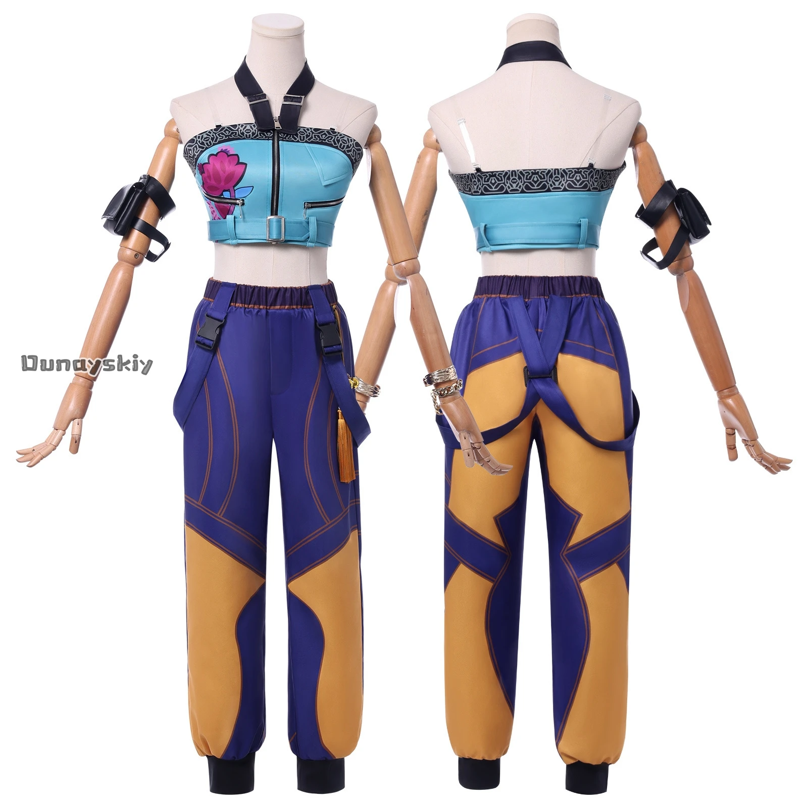 Cosplay Hunters Superstar Zoe Costume Singing on Stage Y2K Girl Group Suit Halloween Party Comic Suit for Adult Women Outfit