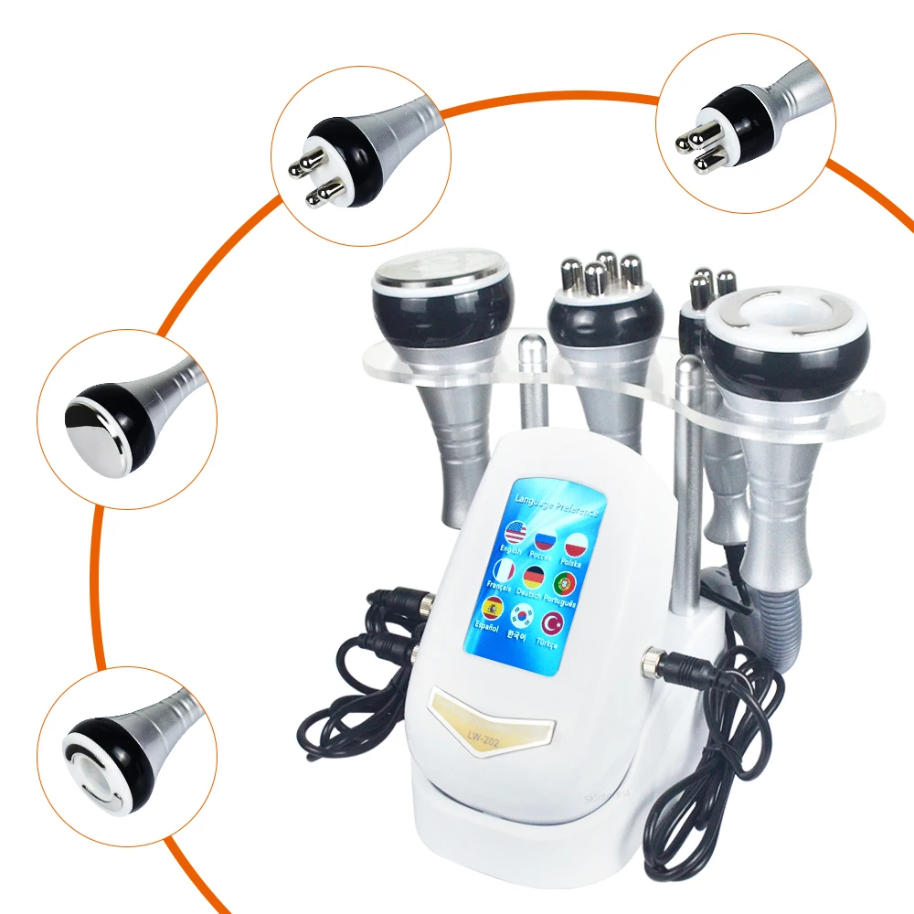 4 In 1 40k Cavitation Ultrasonic Slimming Machine Body Care Vacuum Suction Anti-Wrinkle Rejuvenation Skin Lift Tighten Massager