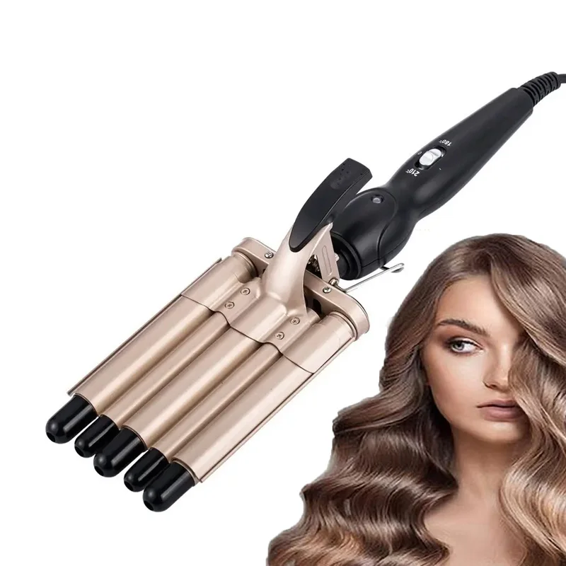 

Portable curling iron, electric curling comb, ceramic curling rod, quick heating, 5-bucket curling comb styling tool