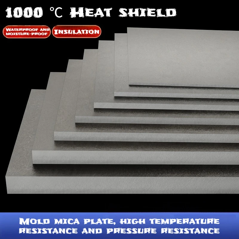 1000℃ High Temp Mica Board Mold Heat Insulation Board Industrial Fireproof Flame Retardant Insulation Board Custom Processing