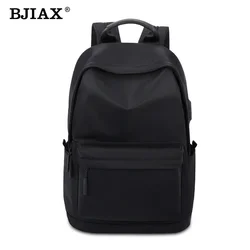 BJIAX Light Fashion Computer Schoolbag Students Backpack Men's Backpack Large Capacity Leisure Travel Canvas Bag