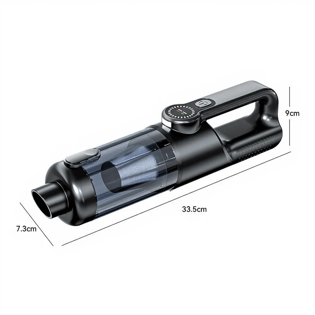 

Мощный беспроводной ручной пылесос 4-в-1 для автомобиля и дома, 17000 Па, с функцией автоматического выключения