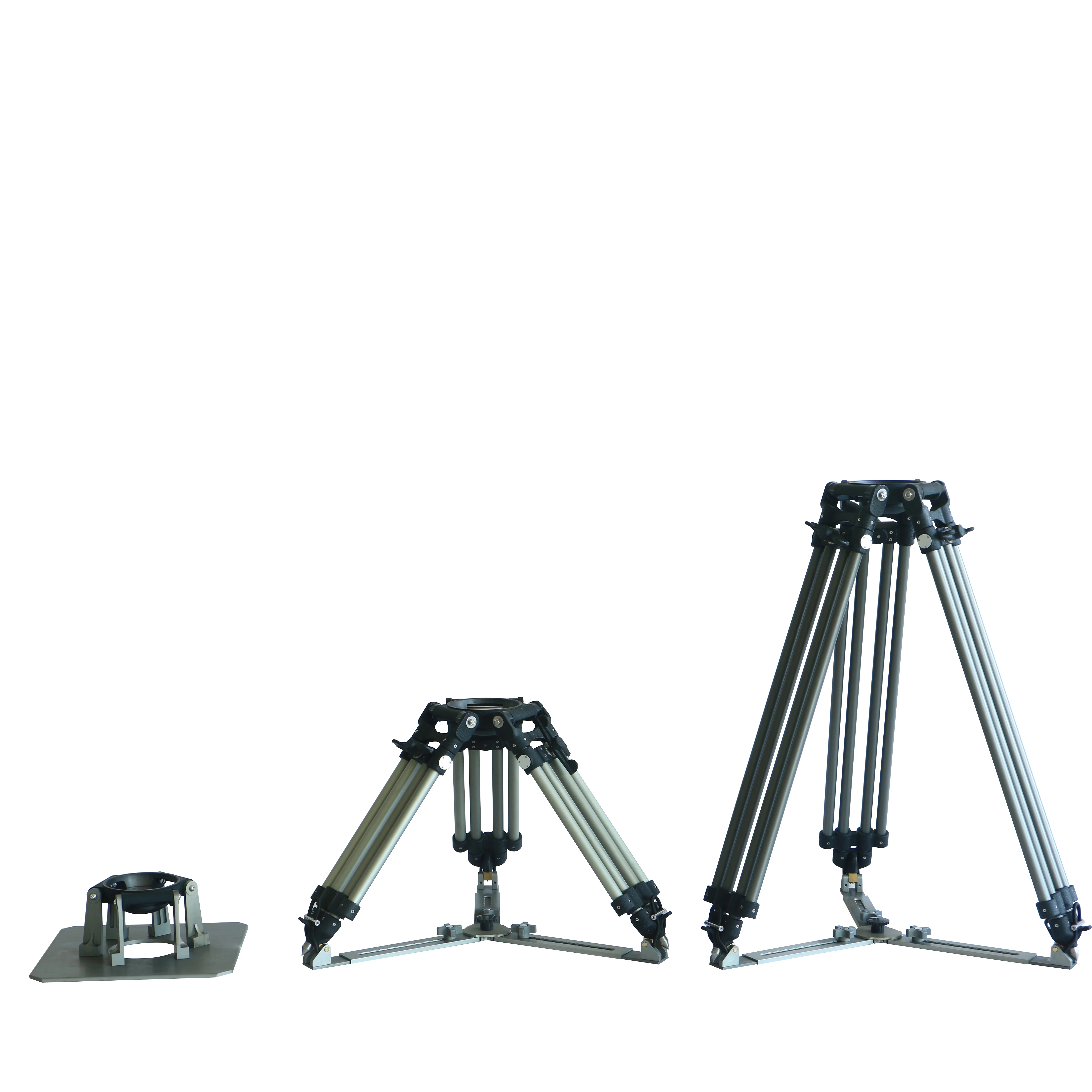 QFYS - Film and television tripod aluminum double leg tripod for SLRS and video cameras