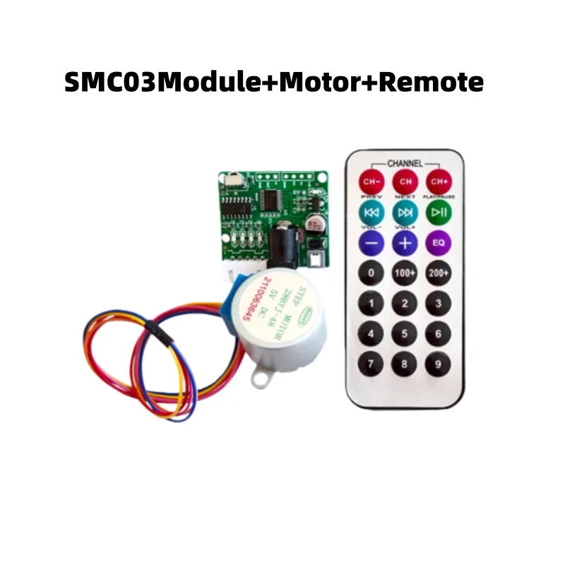 Infrared Remote Controller Module ULN2003 Driver Board 28BYJ48 4-Phase 5-Wire Stepping Motor SMC03 DIY Sliding Device/Work Tools
