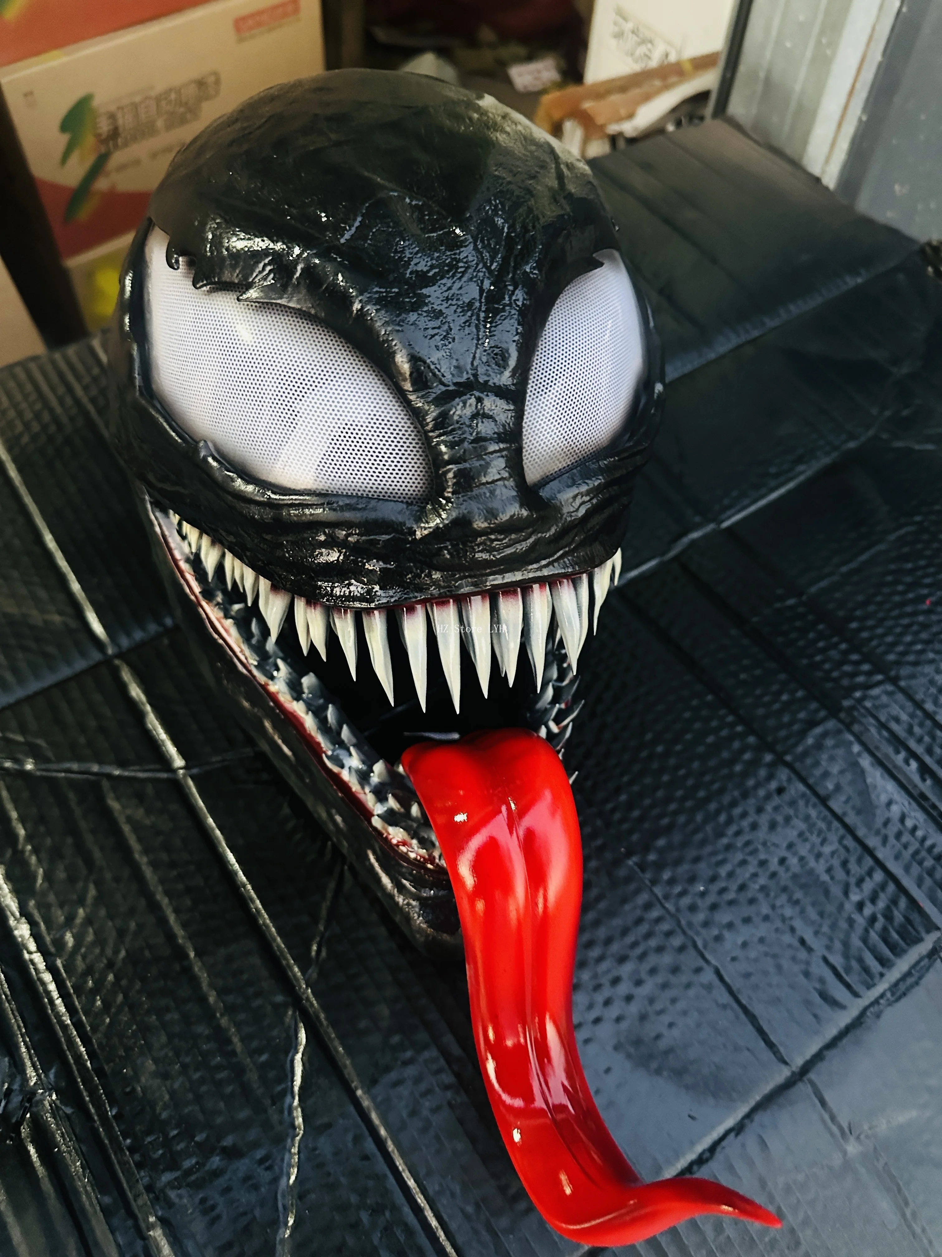 ヴェノムマスク ヴェノム3：ラストダンス ヴェノム3マスク 舌付き 1:1着用可能