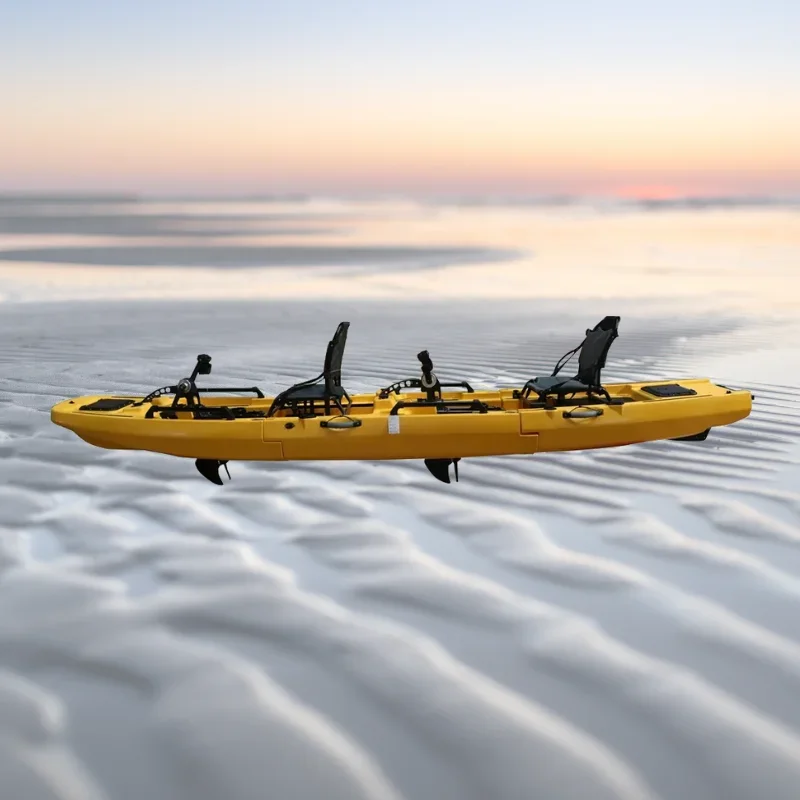 

Three Part Modular Super Lightweight Solo System Pedal Drive Fishing Sit-On-Top