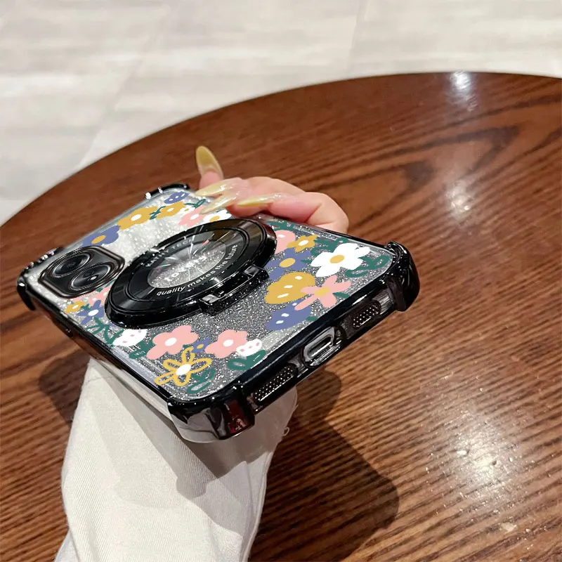 مجوهرات بريق إكليل حامل هاتف الحال بالنسبة ممن لهم A38 A36 A76 A58 A57 A74 A78 A5 A7 2020 A79 A95 A60 A18 A53 A17 A16 4G 5G غطاء