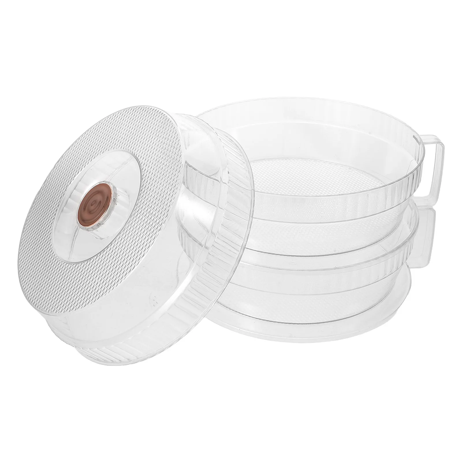 

1Set Clear Dome Food Cover for Cake Display Plate with Sturdy Base - Dust Proof Dessert Stand for Home Kitchen Coffee Shop