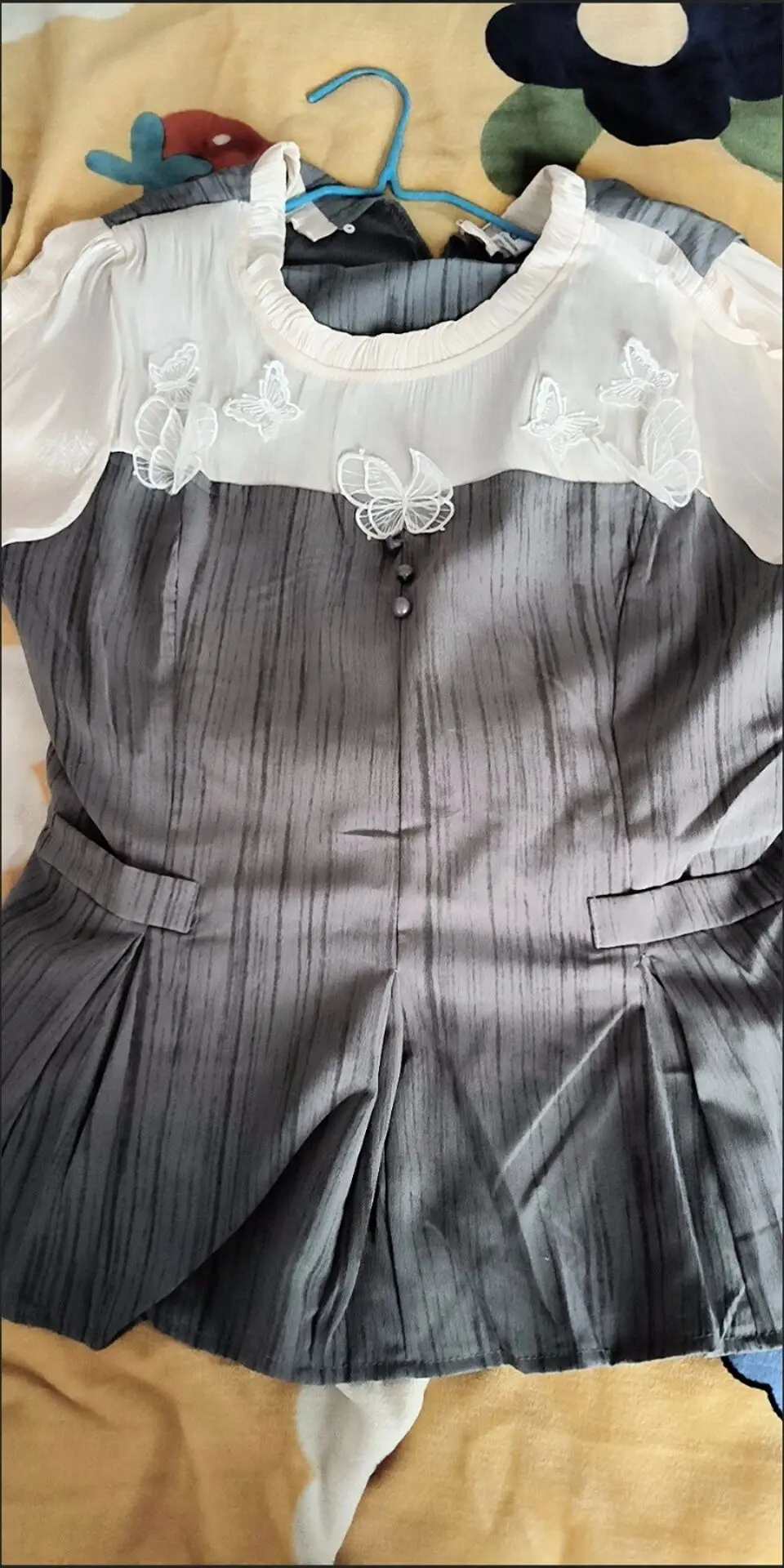 

Fashion Professional Suit Women's 2025 Spring New Western-style Slim Mesh Stitching Shirt Wide-Leg Pants Two-piece Suits Summer