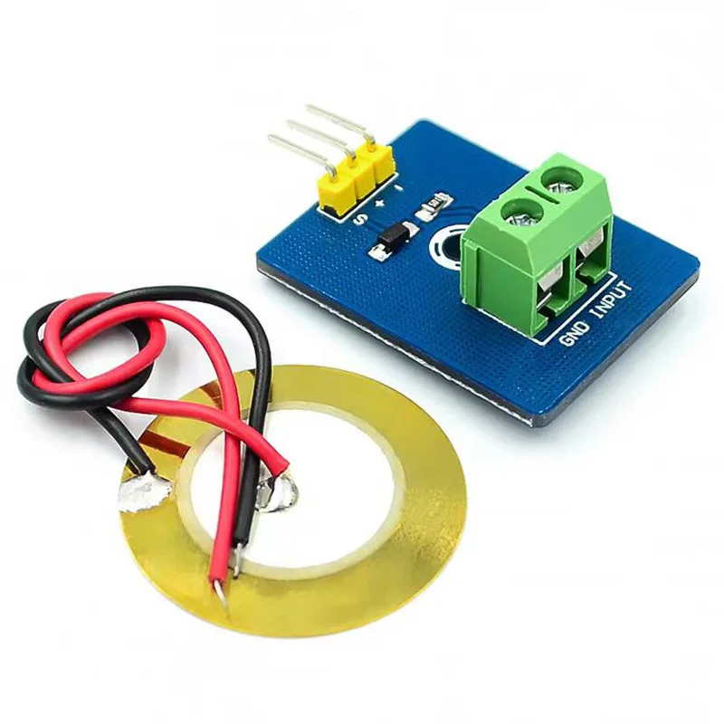 Analog Piezo Ceramic Vibration Sensors Piezo Electronic Building Blocks Single Chip Modules