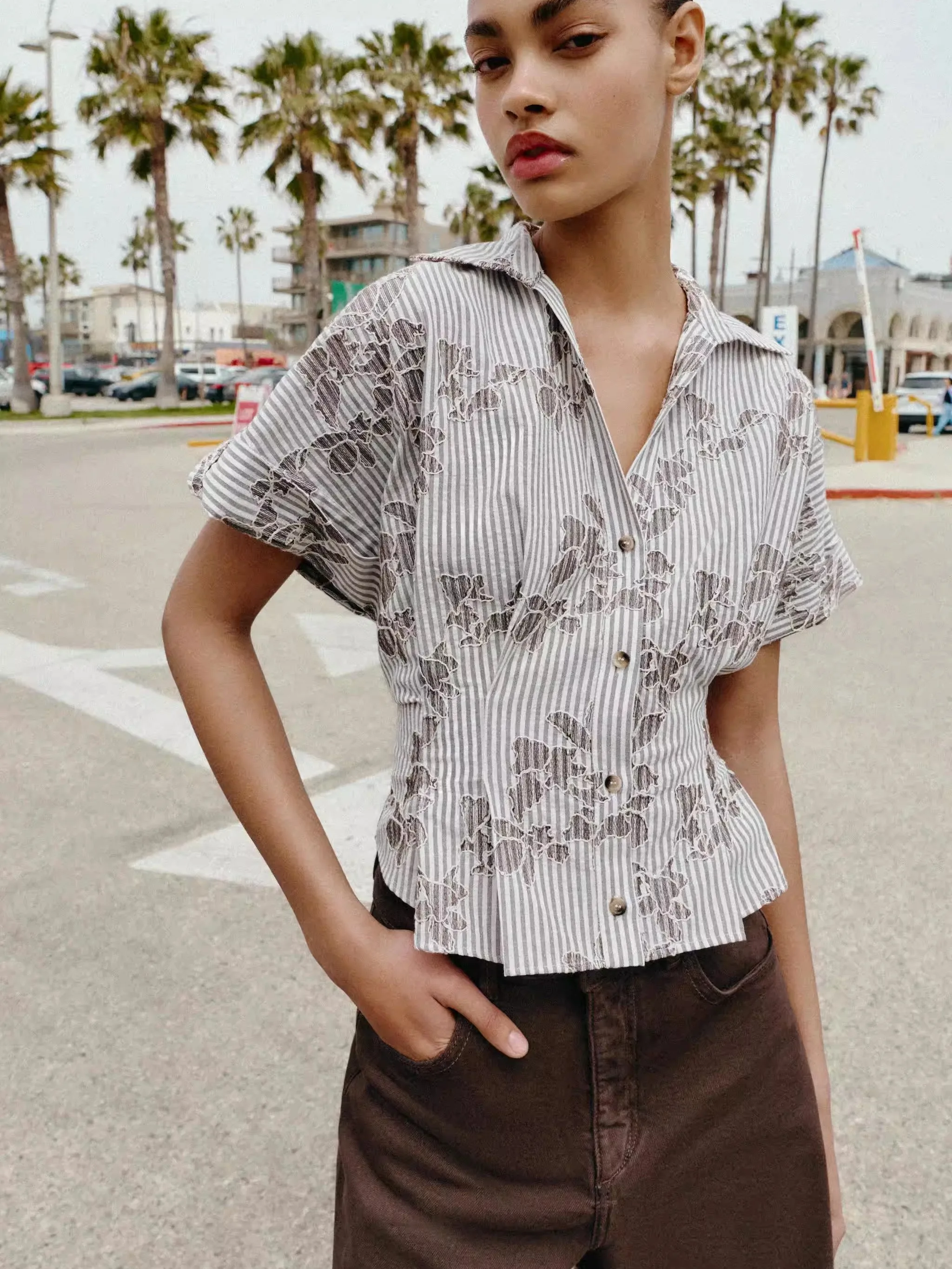 

Summer New Arrival Short Shirt Dress Women's Fashion Miniature Traditional Costume Stage Performance Clothing 18-25 Years Old