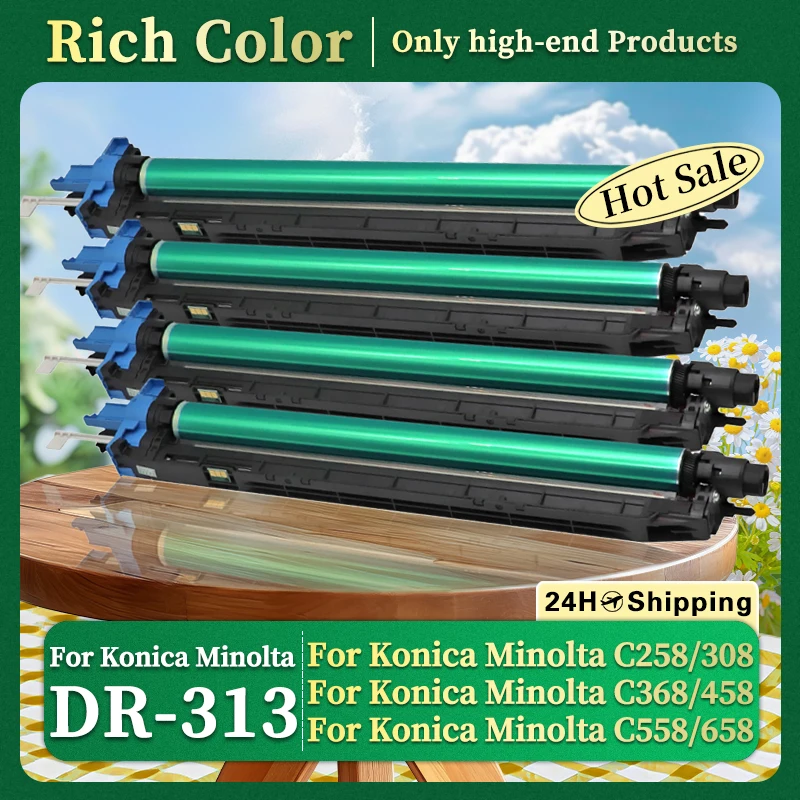 

DR313 DR-313 Compatible Drum Unit For Konica Minolta Bizhub C226 C227 C266 C256 C258 C287 C308 C358 C368 C558 C458 C7930 Printer