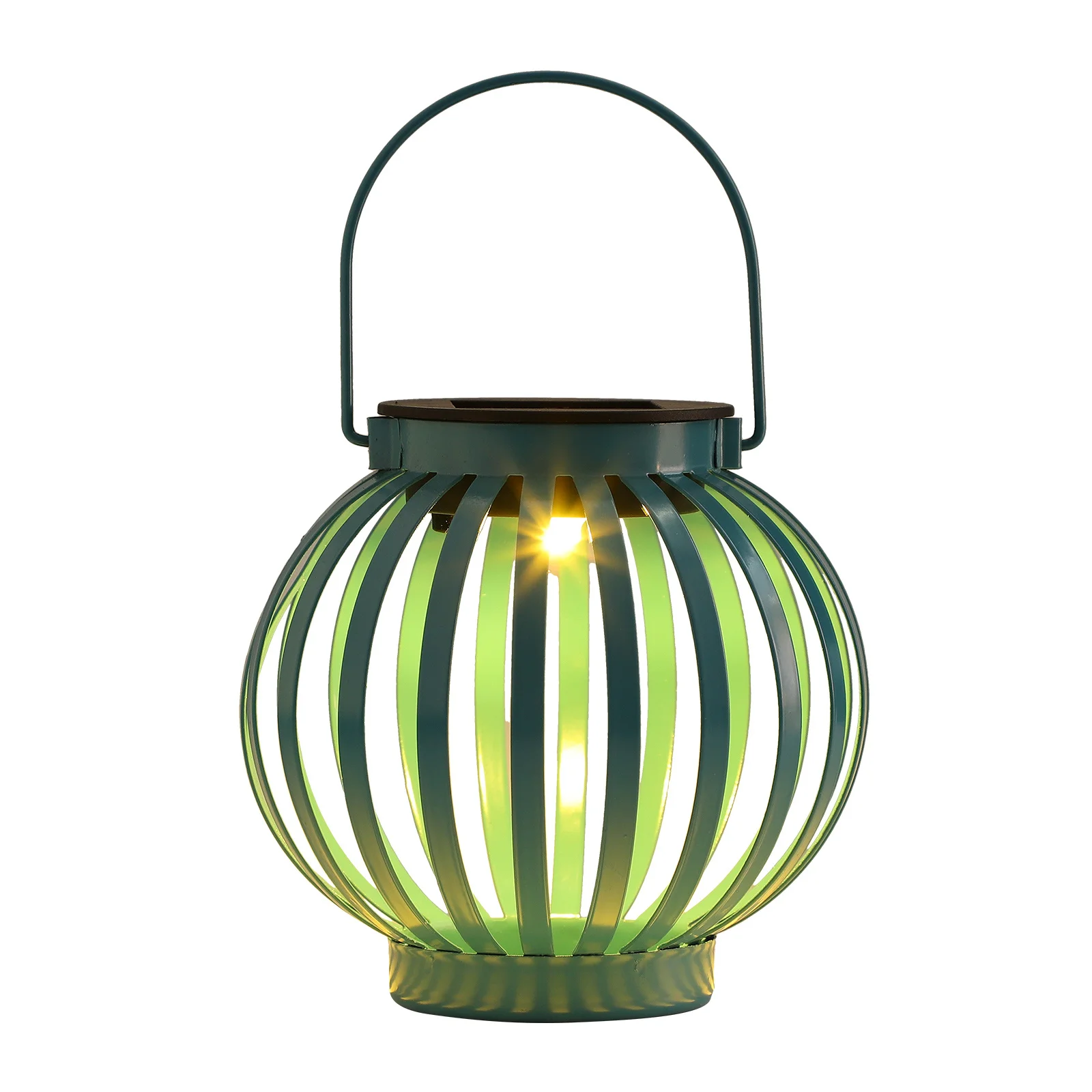 1Pcs Solar Garden Light Iron Lantern Waterproof Outdoor Yard Hanging Decorative Landscape Solar Lamp Decorative Garden Light