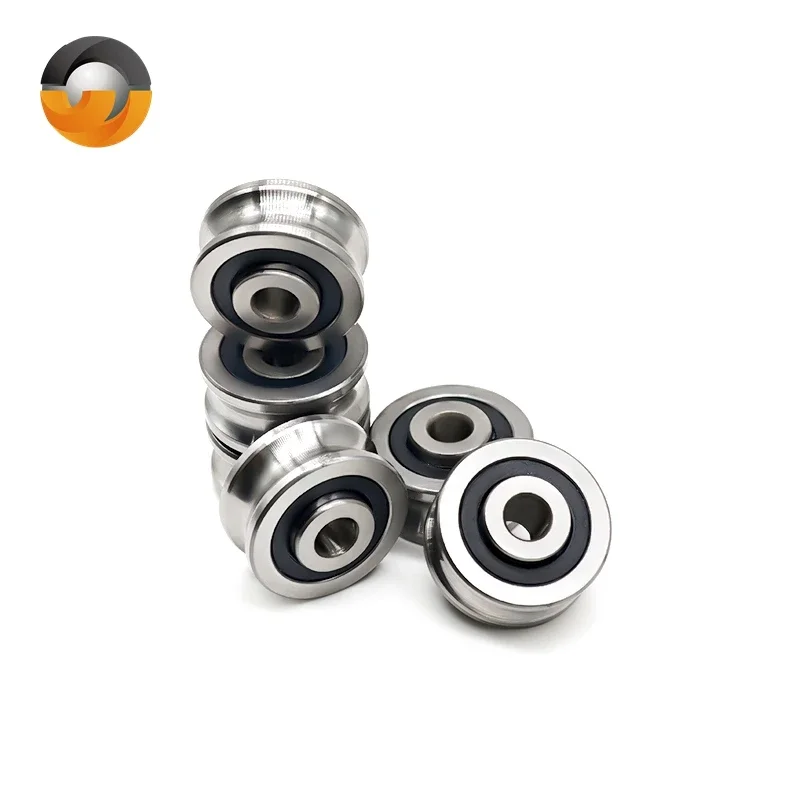 2PCS U Goove Bearings SG10 SG15 SG20 SG25 SG35 Ball Bearings For CO2 Laser Engraving Cutting Machine