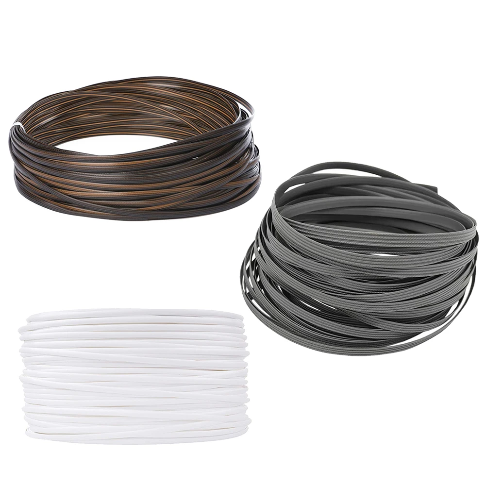 Flat Wicker Weaving Tape 8mm Width 120 Feet Synthetic Rattan Cord For Garden Chair Sofa DIY Repair Kit Furniture Accessories