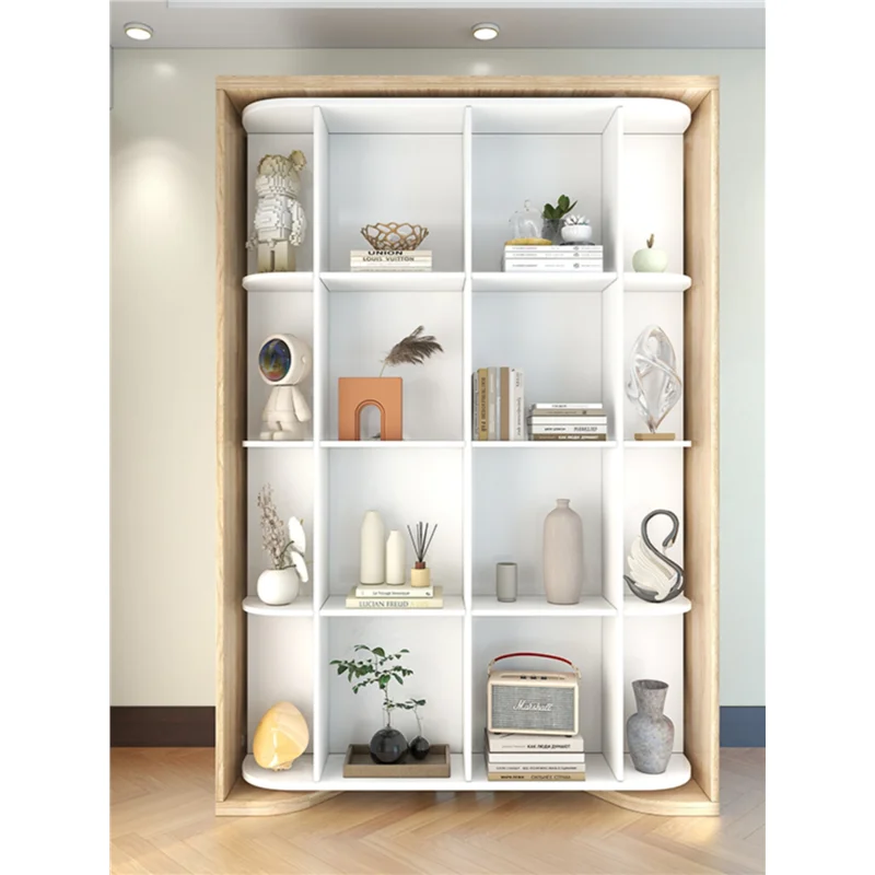 Hidden Wall Bookshelf Murphy Bed with Wardrobe Multifunctional Rotatable Folding Rotating Bed with Desk Wall Beds - view 2