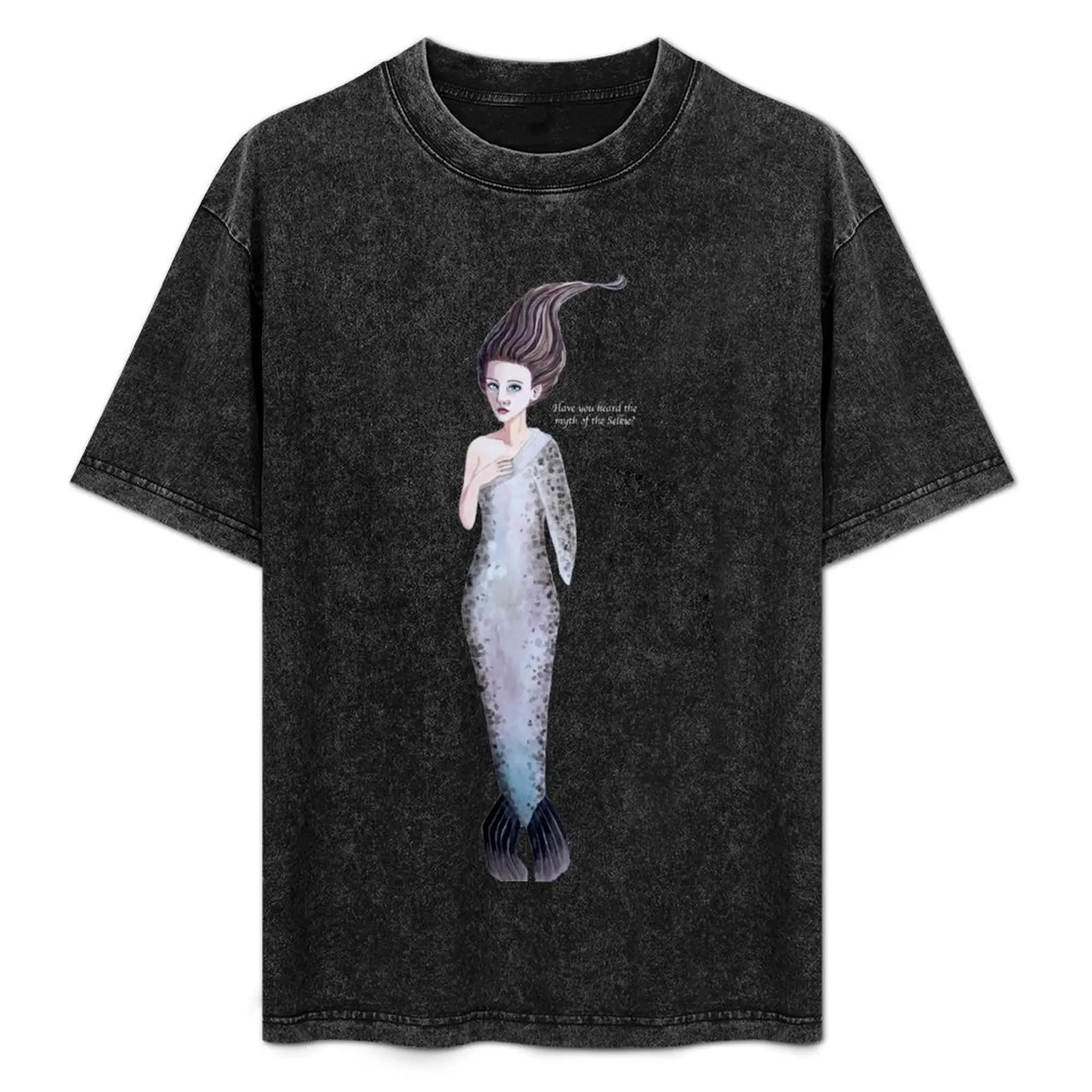 

Myth of the Selkie T-Shirt Novelty Print Casual Tee Shirt