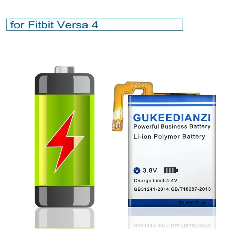 Versa 4 220mAh High Capacity Smart Sports Watch Battery For Fitbit Versa 4 Versa4 Smart Sport Watch