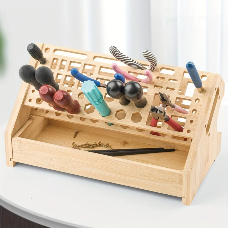 leather-tool-storage-rack-model-making-tool-organizer-shelf-for-scissors-pliers-knives-tweezers-leather-crafting-tools