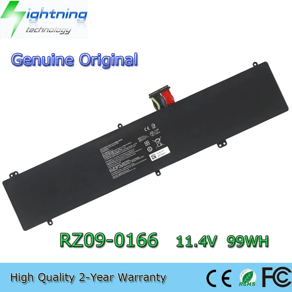 New Genuine Original RZ09-0166 11.4V 99Wh Laptop Battery for Razer Blade F1 Pro 17.3