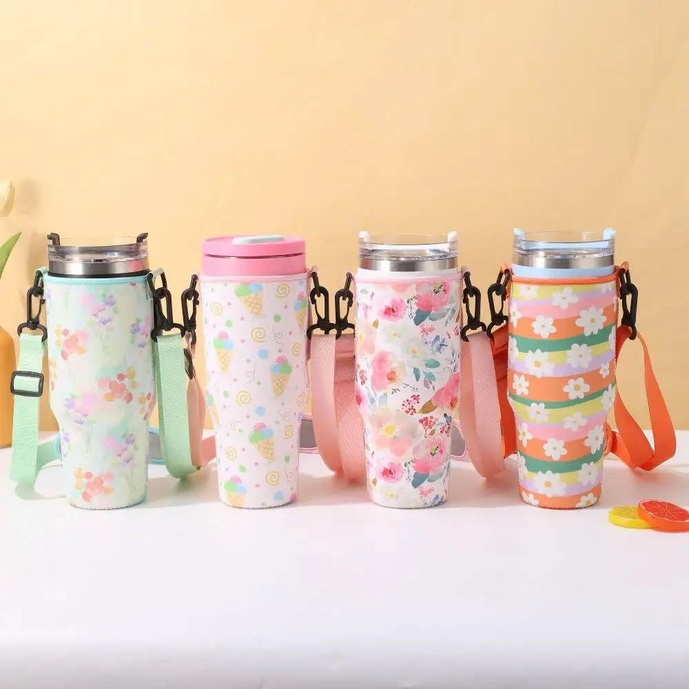 

Сумка для бутылки с водой, чехол-держатель для стакана, изоляционные сумки для стаканов, защитный чехол для стакана на 40 унций