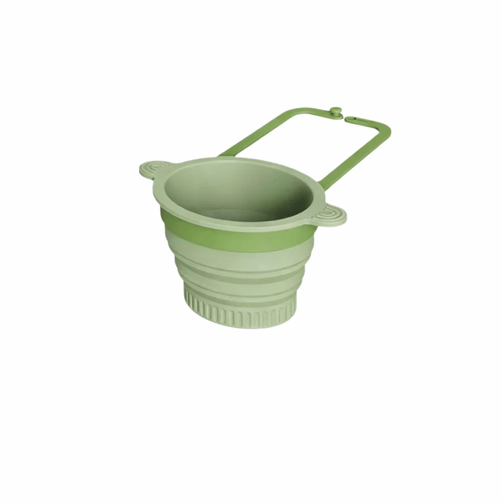 Cestello per filtro in silicone durevole in silicone Blu Verde Rosa Lavello multifunzionale Colino Pressa Dumping Riutilizzabile