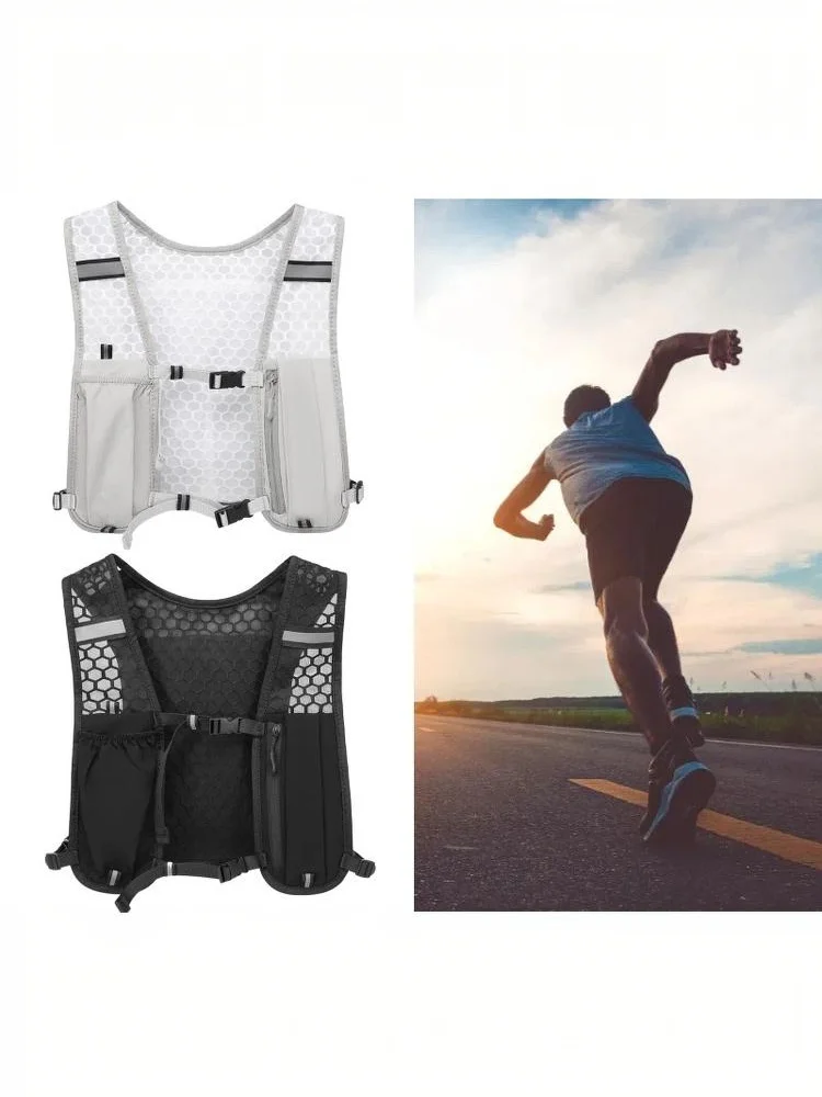AliExpress NONE Factory Sales Running Hydration Vest Backpack For Hiking Cycling Marathon Lightweight Water Chest Pack With Phone Storage Pocket