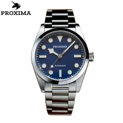 2024 Proxima PT5000 PX1704 2024  Vintage 37mm Luxury Men Watch Sport Watches Enamel Dial Automatic Mechanical 20Bar Relogio