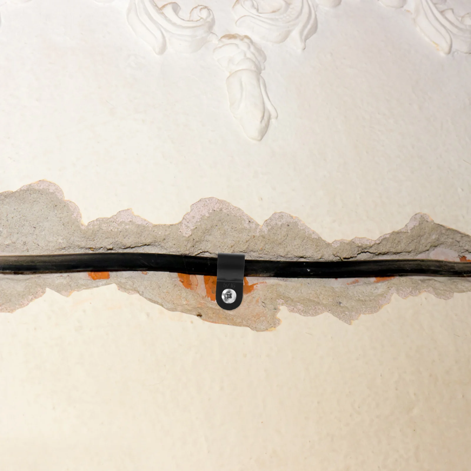 100 peças clipes de luz de corda 7.9mm braçadeiras de cabo clipes de montagem flexíveis para organização de fio suporte de cabo interno e externo