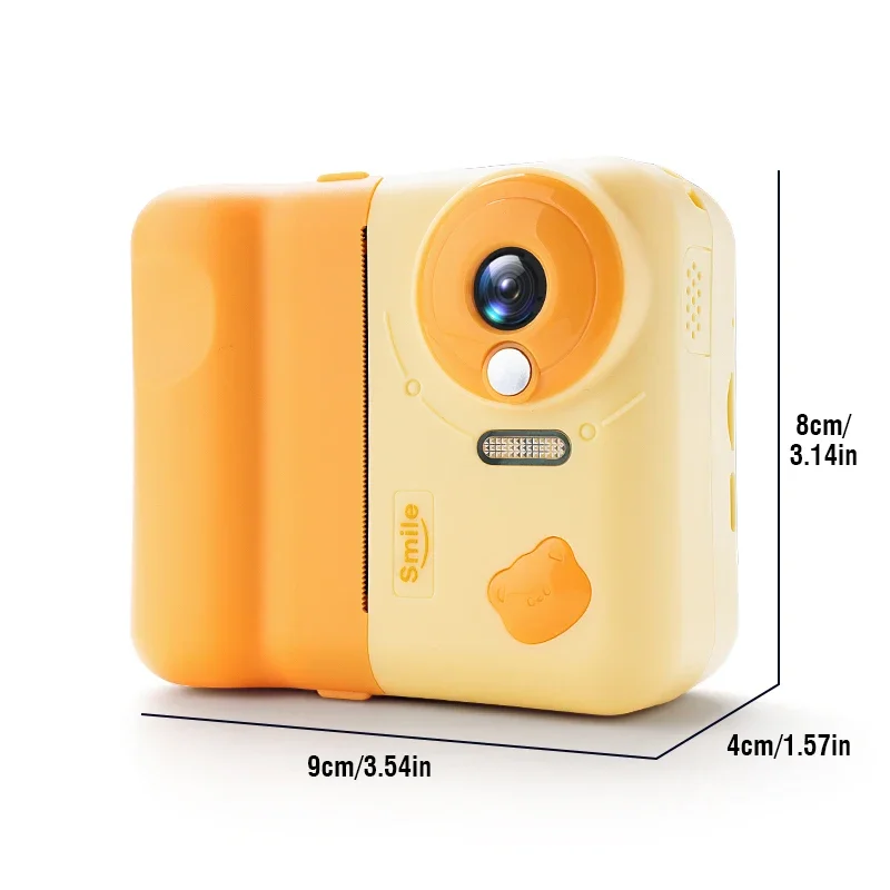 子供用インスタント印刷カメラ,デジタル写真,ポータブル,サーマル,1080p,ビデオ,落書き,2.4インチ,誕生日プレゼント,女の子のおもちゃ,32g