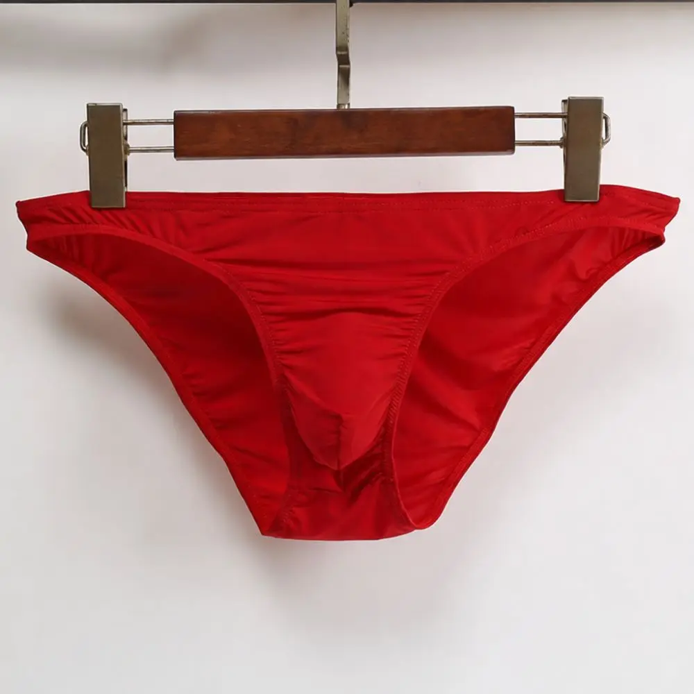 Mens Sexy Briefs Low Rise Underwear Transparent Breathable Panties Ergonomic Support Pouch Light Soft Stylish Underpants