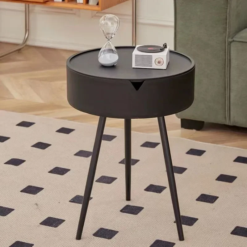 

Living Room Small Round Table Mini Bedside Minimalist Balcony Small-sized Coffee Table Furniture 사이드테이블 식탁 Muebles Стол 거실테이블