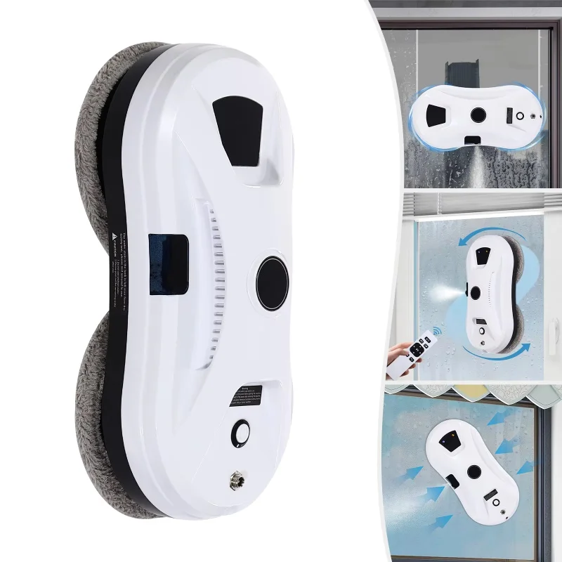 Machine à laver entièrement automatique à haute altitude, éclairage de fenêtre, longue durée d'endurance, large robot anti-chute