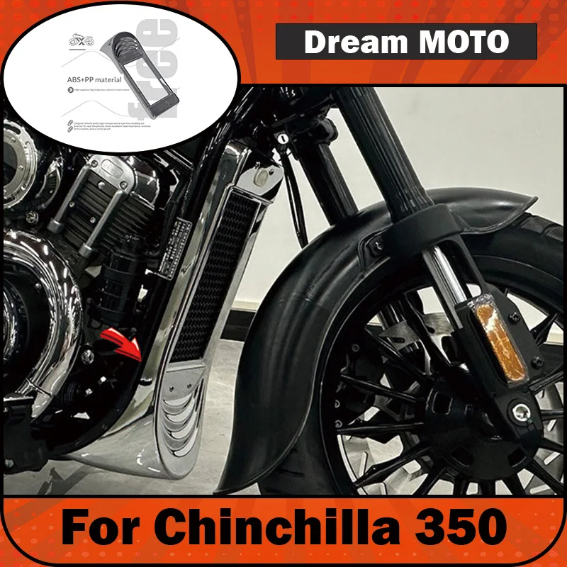 【Premium】For Chinchilla 350 modified with new full-coverage lower deflector engine base and large bumper accessories