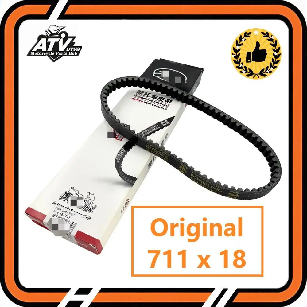 

Оригинальный 711x18 мотоциклетный трансмиссионный ремень CVT для LY149QMG ZY100 JOG100 JOG RSZ RS 100 100cc мопед скутер 18x725