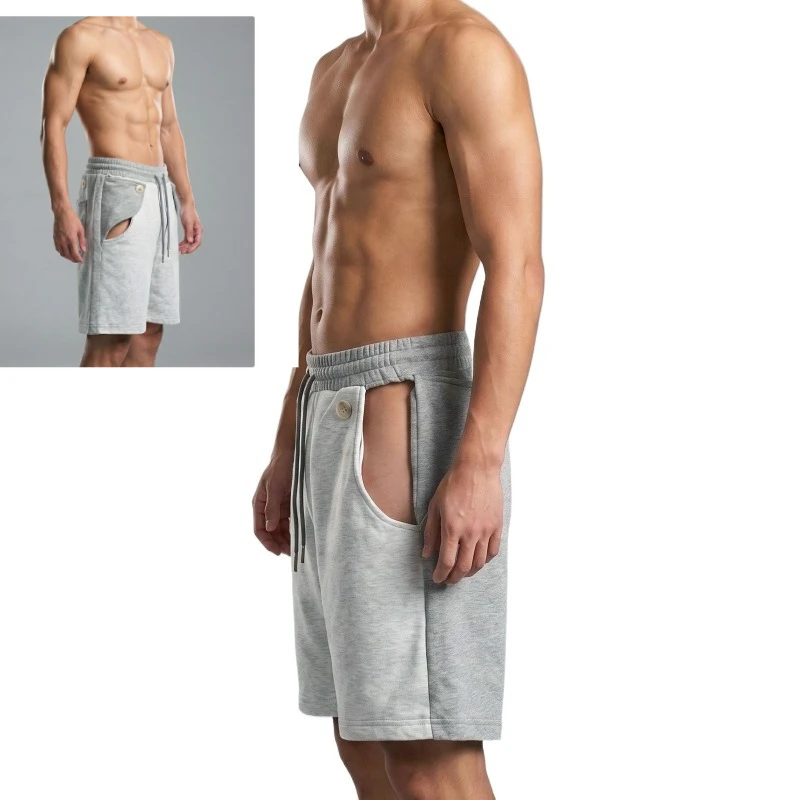 pocket-opening-tooling-splicing-shorts-men's-2026-thin-outdoor-loose-shorts-casual-beach-pants-sports-five-point-pants