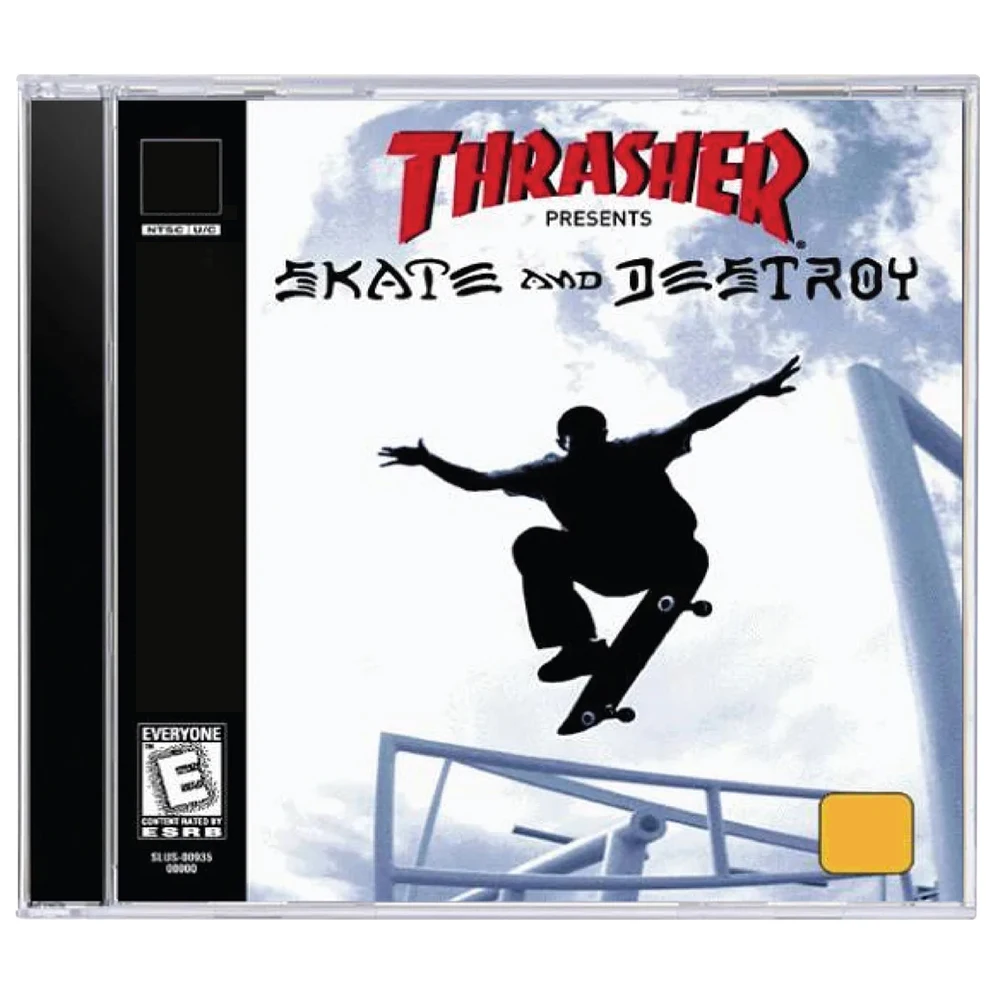 

PS1 Thrasher Skate and Destroy With Manual Disc Copy Game Unlock Console Station1 Retro Optical Driver Video Game Parts