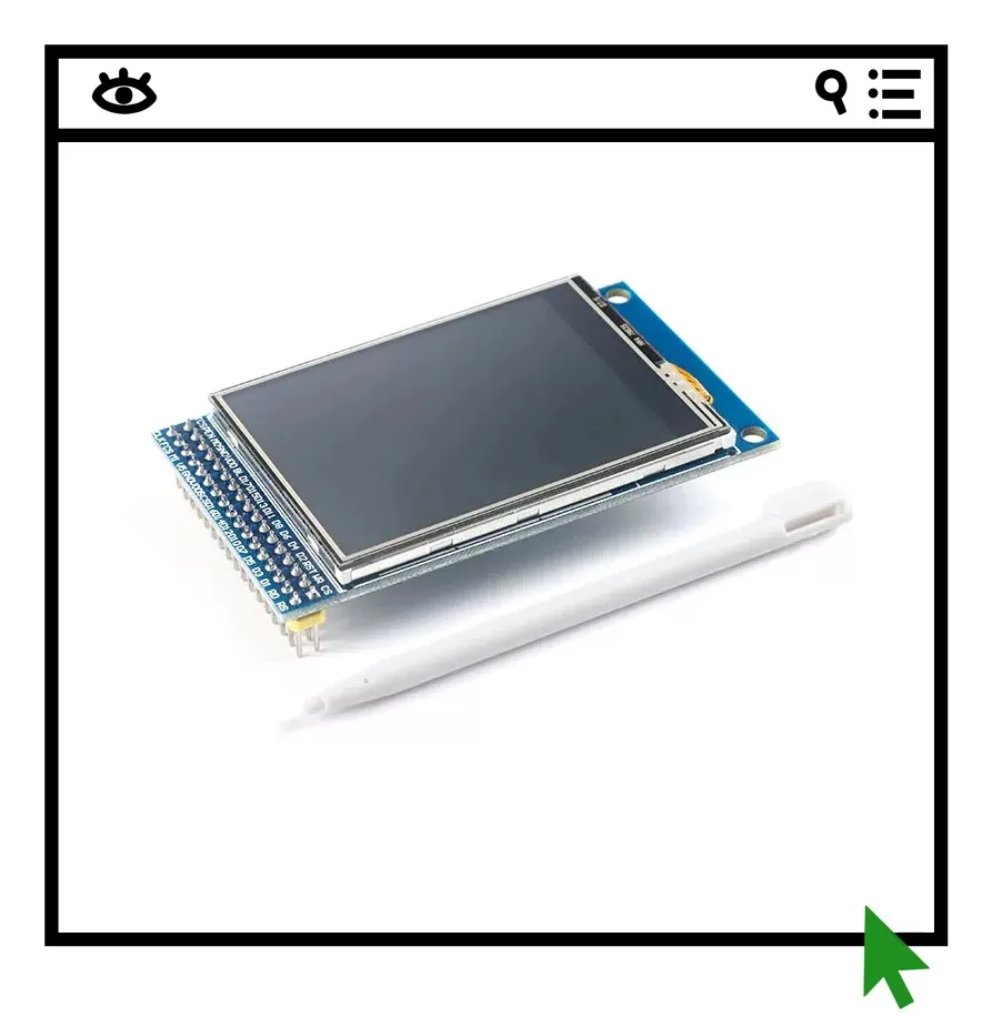 

2.4-inch TFT LCD screen display module touch color LCD screen module resolution 240 * 320