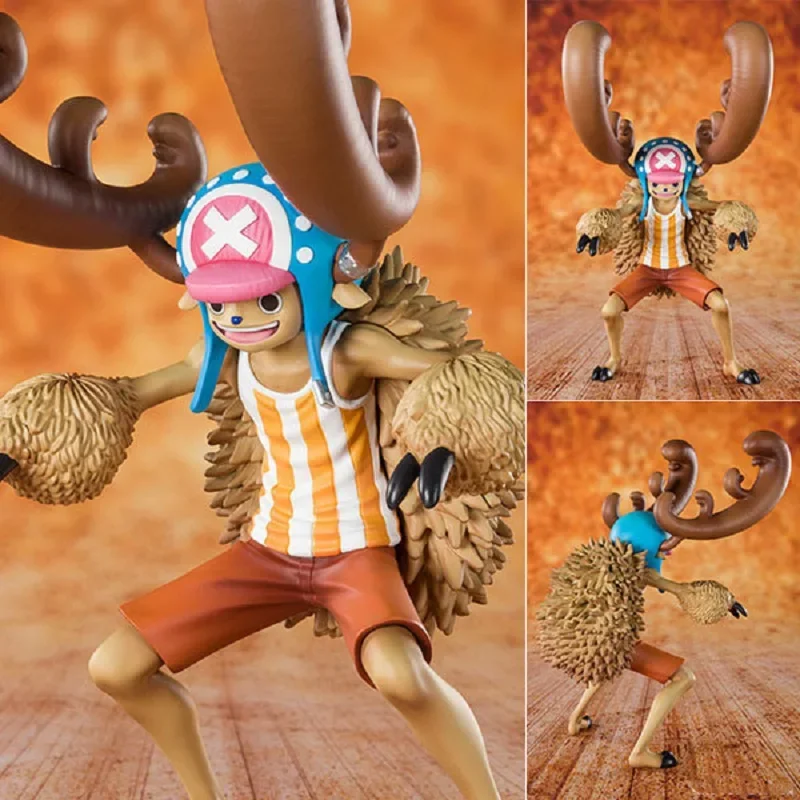 

BANDAI One Piece Anime Figure Chopper ZERO 20th Anniversary Cotton-Candy-Loving Chopper Horn Point Ver Action Model Gifts